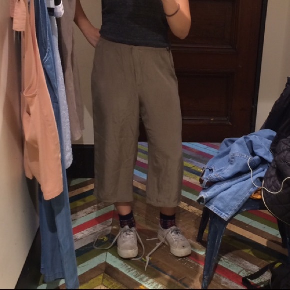 Taupe Culotte Pants UNWORN - Picture 2 of 2